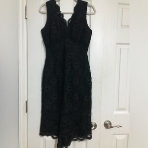 White House black market WHBM lace dress sleeveless v neck women’s 8‎ wedding